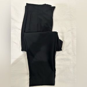 Black and Tan Zara High waisted pants
